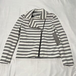 NWT Bagatelle Striped Moto Style Jacket